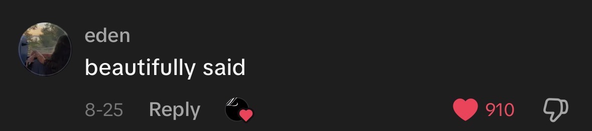 eden — beautifully said